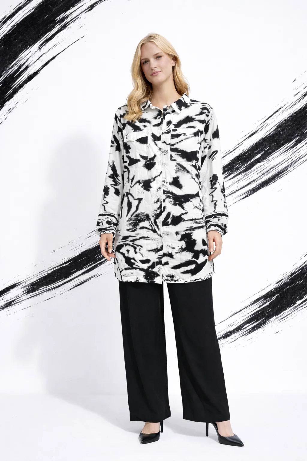 Ensemble imprimé oriental avec bordures