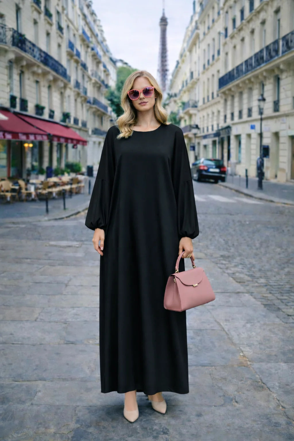 Robe Longue Fluide Satinée